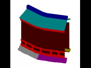 house - city wall 032 3D Модель