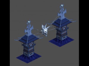 magic are - gates 3D मॉडल