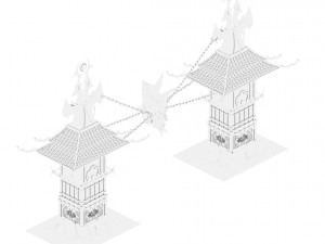 magic are - gates 3D-Modell