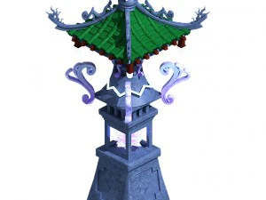 чарівні - вогні 3D Модель