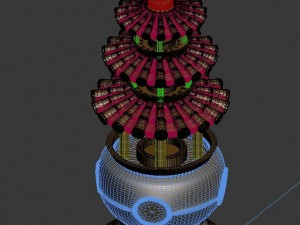 magic are - lights 2 Modello 3D