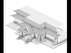 magic - the main building Model 3D