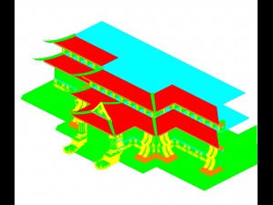 magic - the main building Model 3D