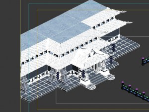magic - the main building Model 3D