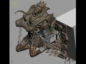 devil cave - entrance Model 3D