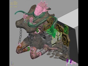 devil cave - entrance Model 3D