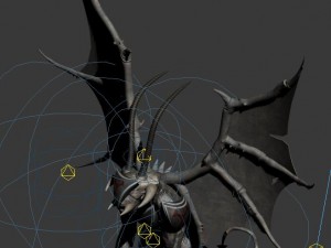 magic sea abyss - devil statue Modelo 3D