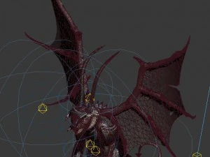 magic sea abyss - devil statue 3D Model