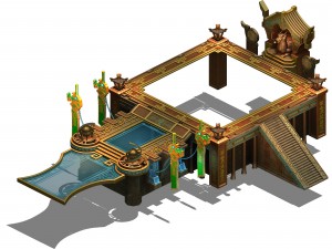 tomb - the main platform 3D Model