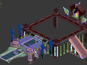 tomb - the main platform 3D Model