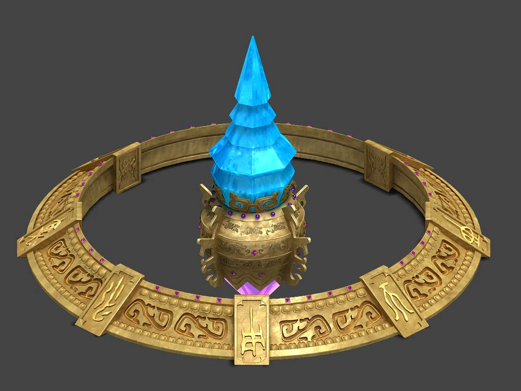 twilight circle - magic halo 3D Model .c4d .max .obj .3ds .fbx .stl .blend 