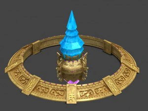 c&iacute;rculo crepuscular - halo m&aacute;gico Modelo 3D