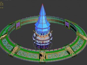 twilight circle - magic halo 3D Model