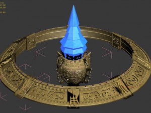 twilight circle - magic halo 3D Model