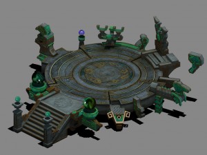 mu lan temple - transmission point 25 3Dモデル