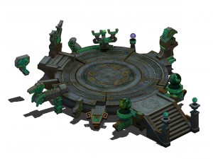 mu lan temple - transmission point 25 3Dモデル