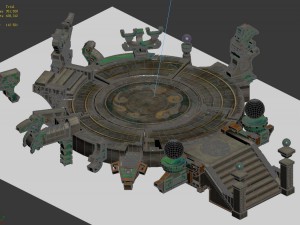 mu lan temple - transmission point 25 3Dモデル