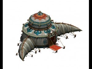 mulan prairie - tent 01 3D Model