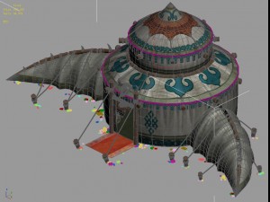 mulan prairie - tent 01 3D Model