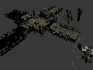 mulan sanctuary - corridor 02 3D Model