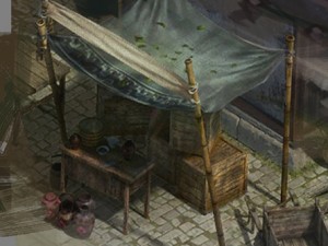 accessories - wind are grassland - bamboo shed 01 3D-Modell