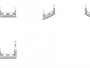accessories - wonderful fantasy - railings 01 3D Модель