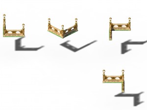 accessories - wonderful fantasy - railings 01 3D Модель