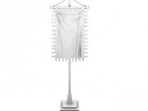 accessories - wonderful fantasy - flag 01 Modelo 3D