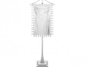 accessories - wonderful fantasy - flag 01 3D Model