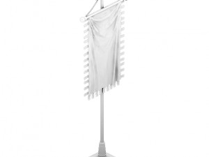 accessories - wonderful fantasy - flag 01 Modelo 3D