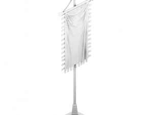 accessories - wonderful fantasy - flag 01 3D Model