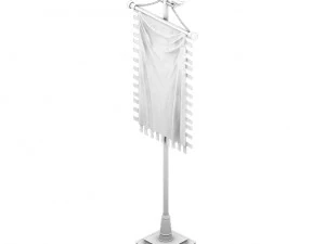 accessories - wonderful fantasy - flag 01 3D Model