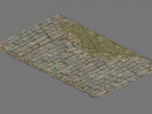 broken - ordinary tiles 3D मॉडल
