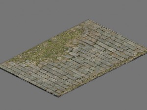broken - ordinary tiles Modelo 3D