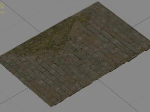 broken - ordinary tiles 3D Model