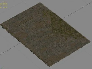 broken - ordinary tiles 3D Model