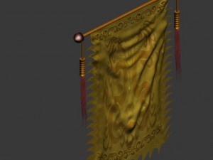 wonderful illusion - flag 03 Model 3D