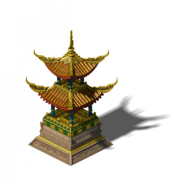 wonderful fantasy - decorative floor lamp Model 3D .c4d .max .obj .3ds .fbx .stl .blend 