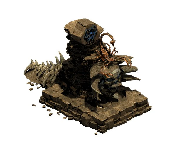 desert-boss altar 3D Model .c4d .max .obj .3ds .fbx .stl .blend 