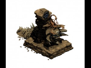 desert-boss altar 3D Model