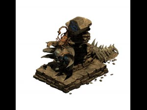 desert-boss altar 3D Model