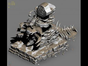 desert-boss altar 3D Model