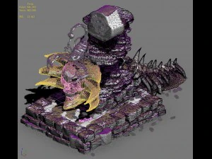 desert-boss altar 3D Model