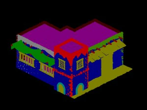 desert ancient battlefield - house 04 3D Model