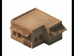 desert ancient battlefield - house 05 3D Модель