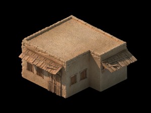 desert ancient battlefield - house 05 3D Model