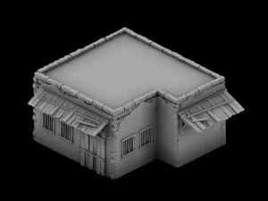 desert ancient battlefield - house 05 3D Model