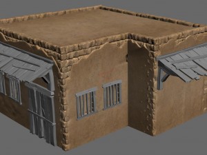 desert ancient battlefield - house 05 3D Model