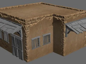 desert ancient battlefield - house 05 3D Model