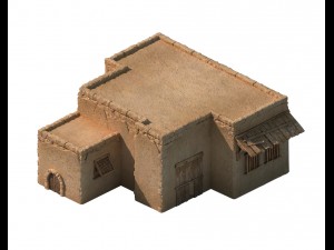 desert ancient battlefield - house 06 Modèle 3D